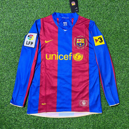 Thierry Henry Barcelona 2007 Retro Football Jersey Kit