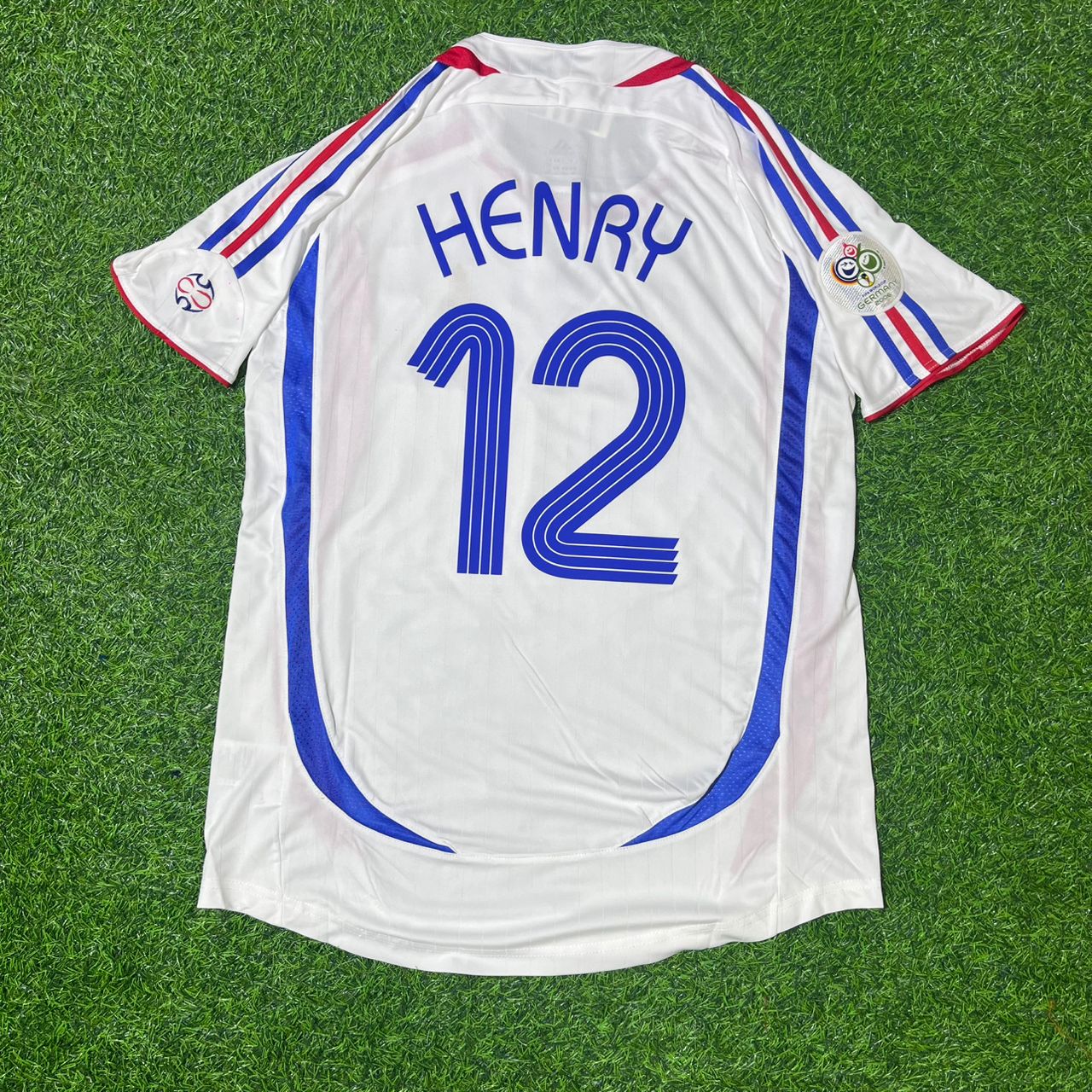 France World Cup 2006 Thierry Henry Final White Retro Kit