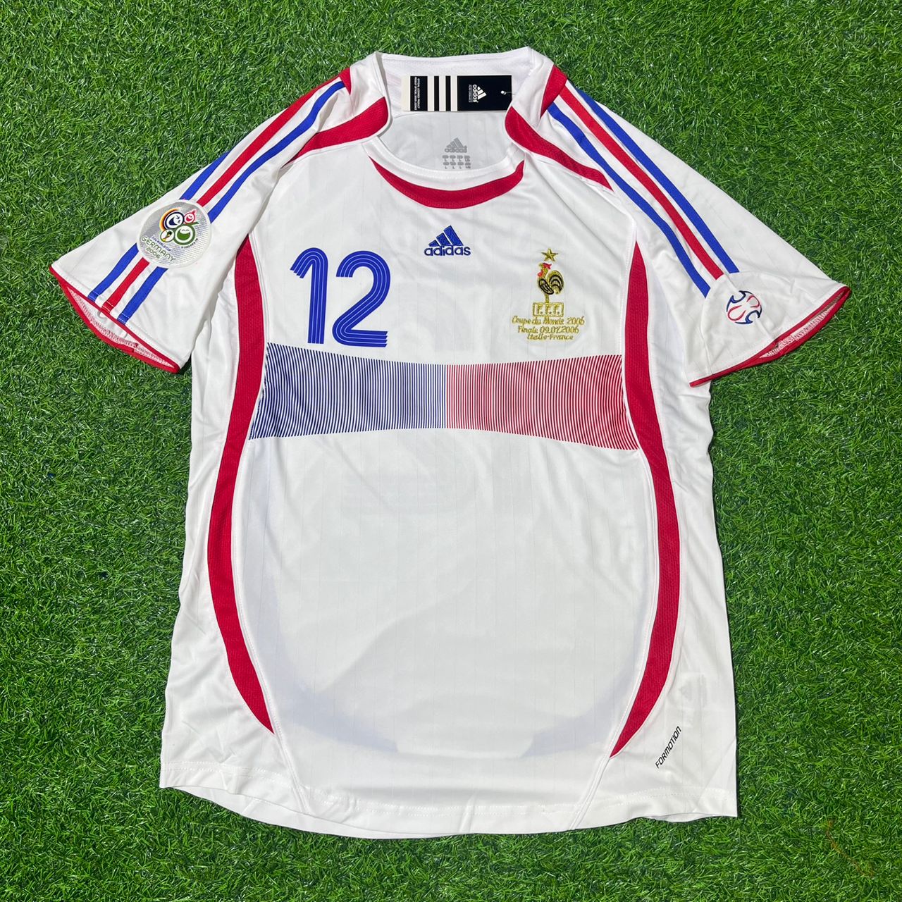 France World Cup 2006 Thierry Henry Final White Retro Kit