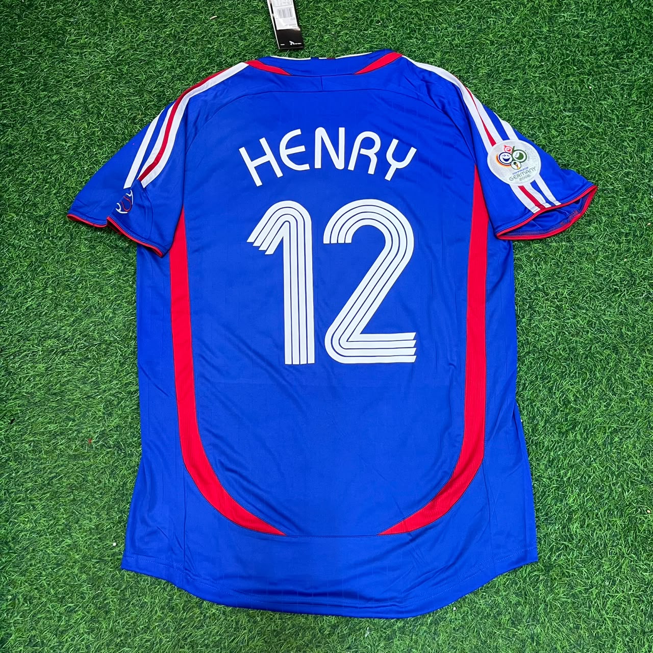 France World Cup 2006 Thierry Henry Blue Retro Kit