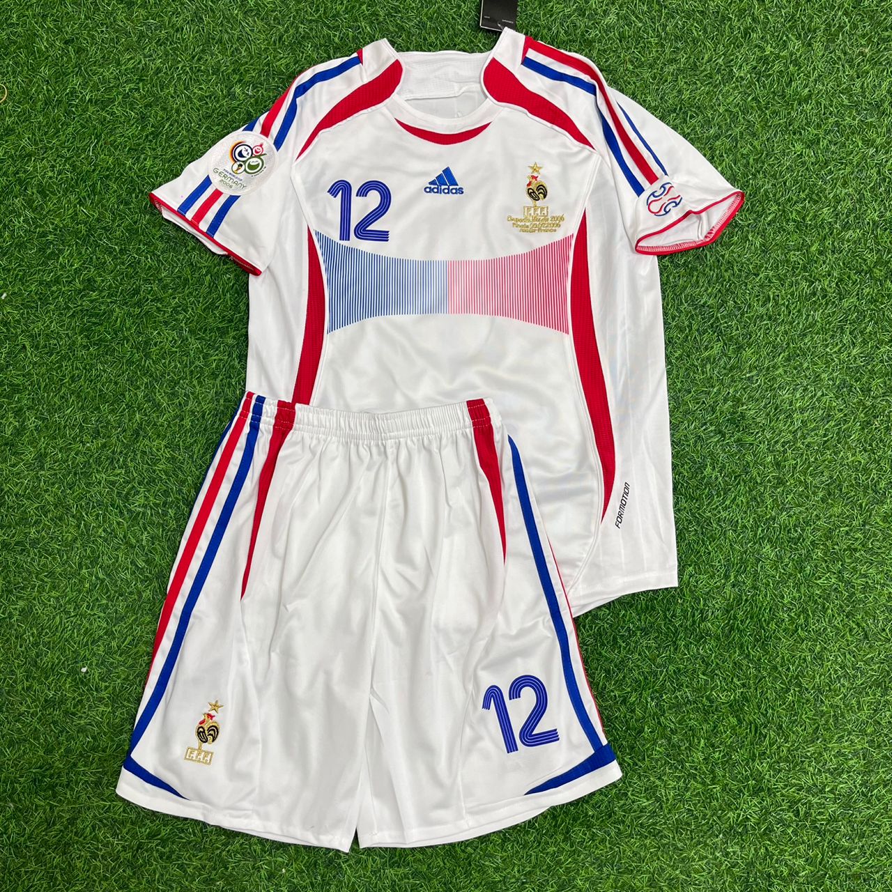 France World Cup 2006 Thierry Henry Retro Kids Football Jersey Kit