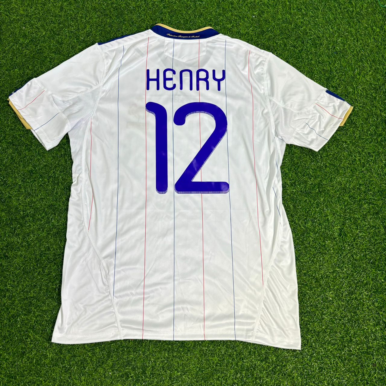 France EURO 2004 Thierry Henry Retro Football Jersey Kit