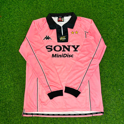 Thierry Henry #6 Juventus 1995 Pink Football Jersey Kit