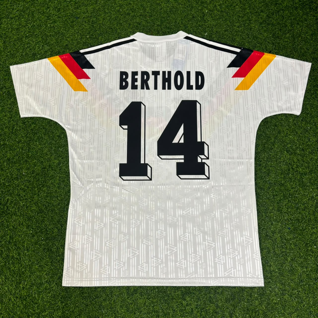 Germany World Cup 1990 Thomas Berthold Retro Football Jersey Kit