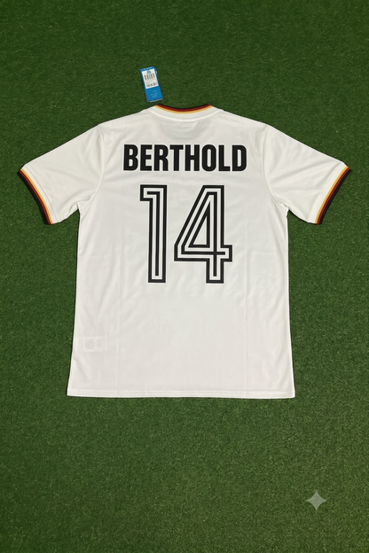 Germany World Cup 1986 Thomas Berthold Retro Football Jersey Kit