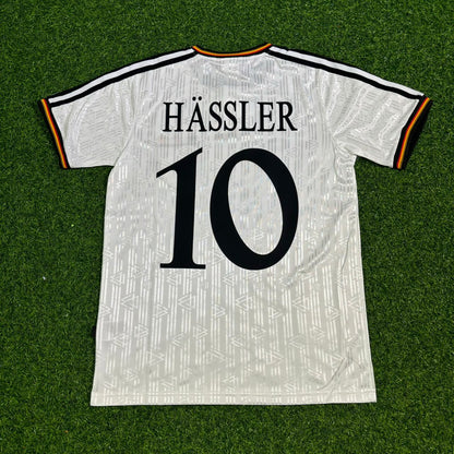Thomas Häẞler Hassler Deutschland EM 1996 Germany Finale Heim Retro Fußballtrikot Set Jersey