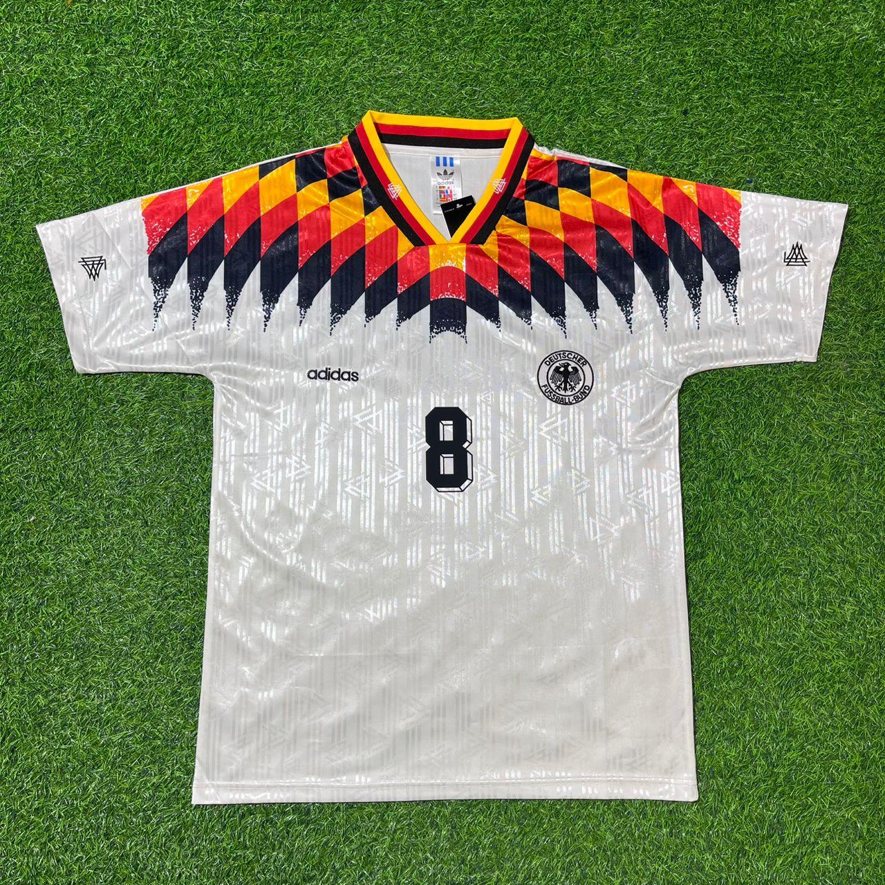 Germany World Cup 1994 Thomas Hässler Deutschland Retro Football Jersey Kit