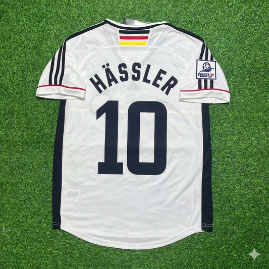 Germany World Cup 1998 Thomas Hässler Deutschland Retro Fußballtrikot