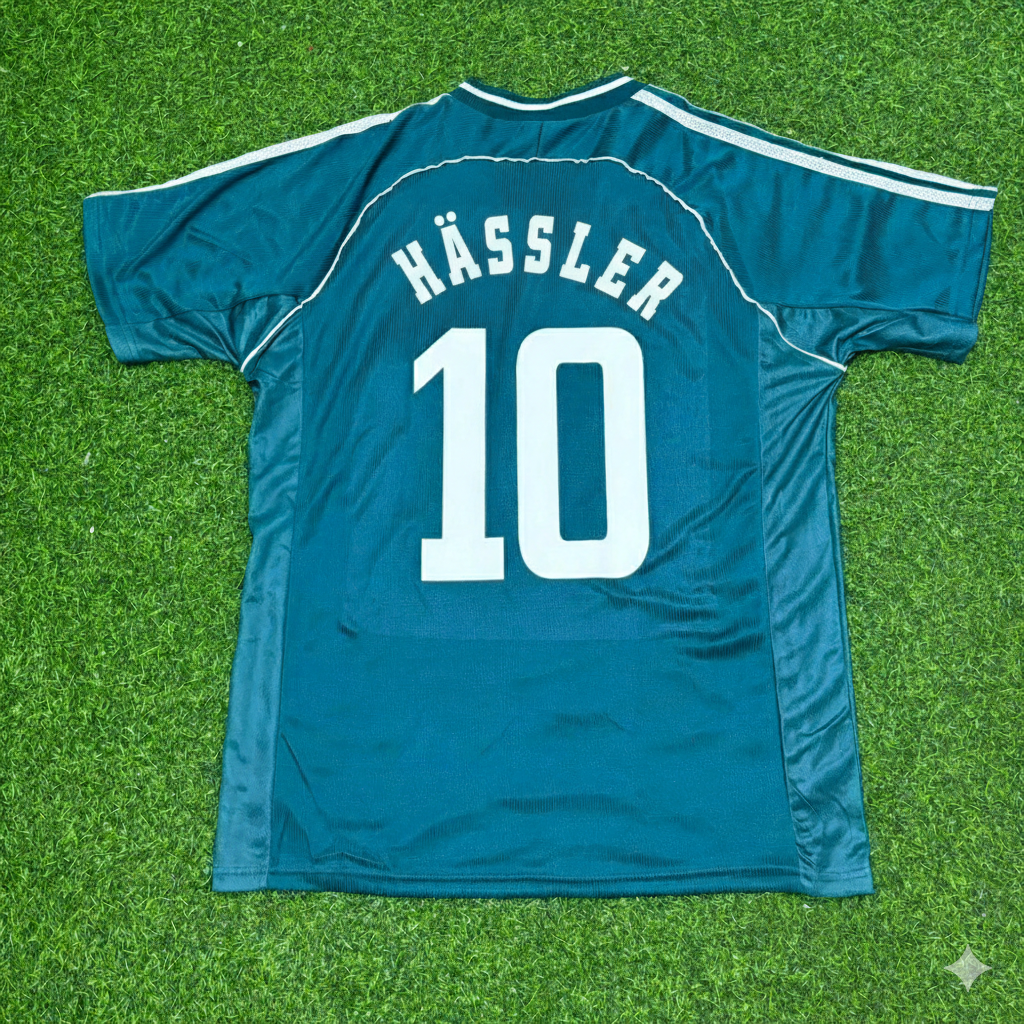 Germany World Cup 1998 Thomas Hässler Away Retro Football Jersey