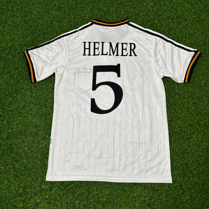 Thomas Helmer Deutschland EM 1996 Finale Heim Retro Fußballtrikot Set Jersey