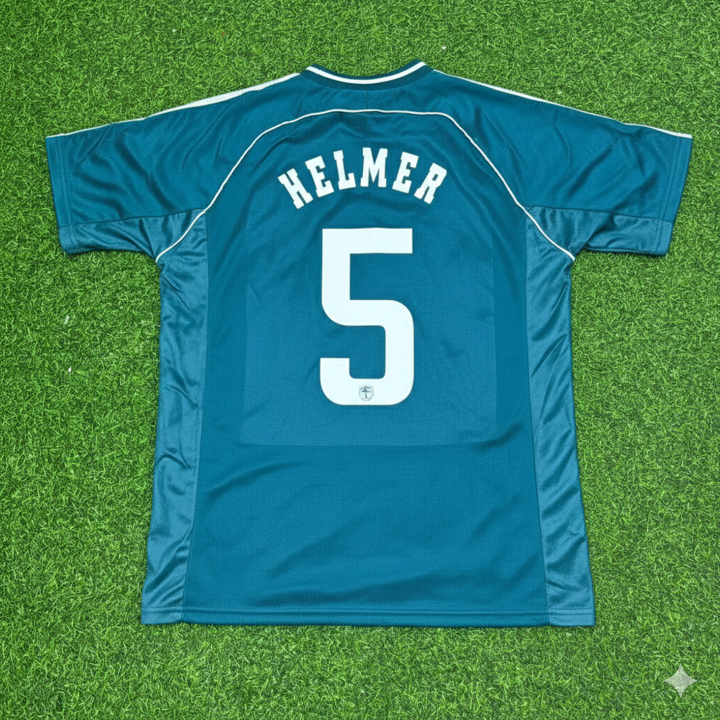 Germany World Cup 1998 Thomas Helmer Away Retro Football Jersey