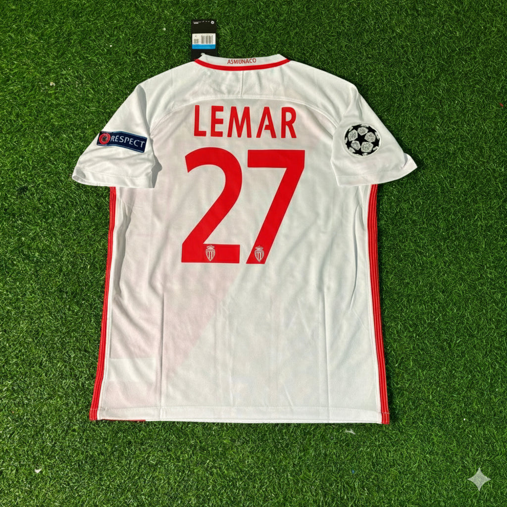 Thomas Lemar Monaco 2016/17 Champions League Retro Football Jersey