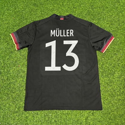Thomas Müller #13 Germany Black Retro Football Jersey Paradise Edition