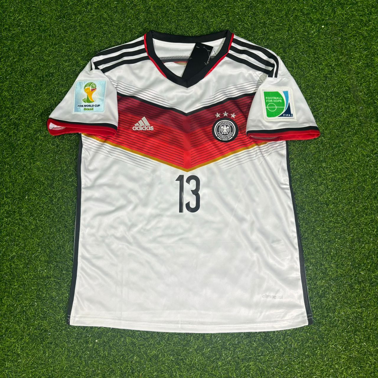 Germany World Cup 2014 Thomas Müller 13 Final Retro Football Jersey
