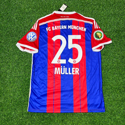 Thomas Müller Bayern Munich 2014-2015 Football Jersey Kit