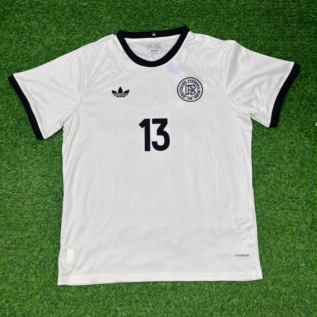 Thomas Müller Germany 125 Year Special White Football Jersey Kit