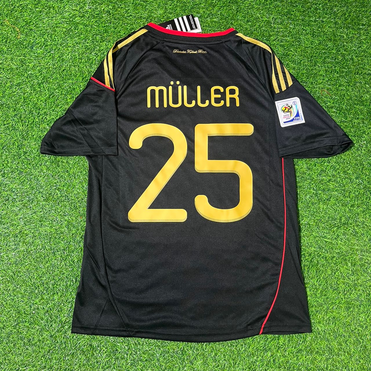 Germany World Cup 2010 Thomas Müller - Deutschland Black Football Jersey