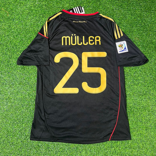 Germany World Cup 2010 Thomas Müller - Deutschland Black Football Jersey
