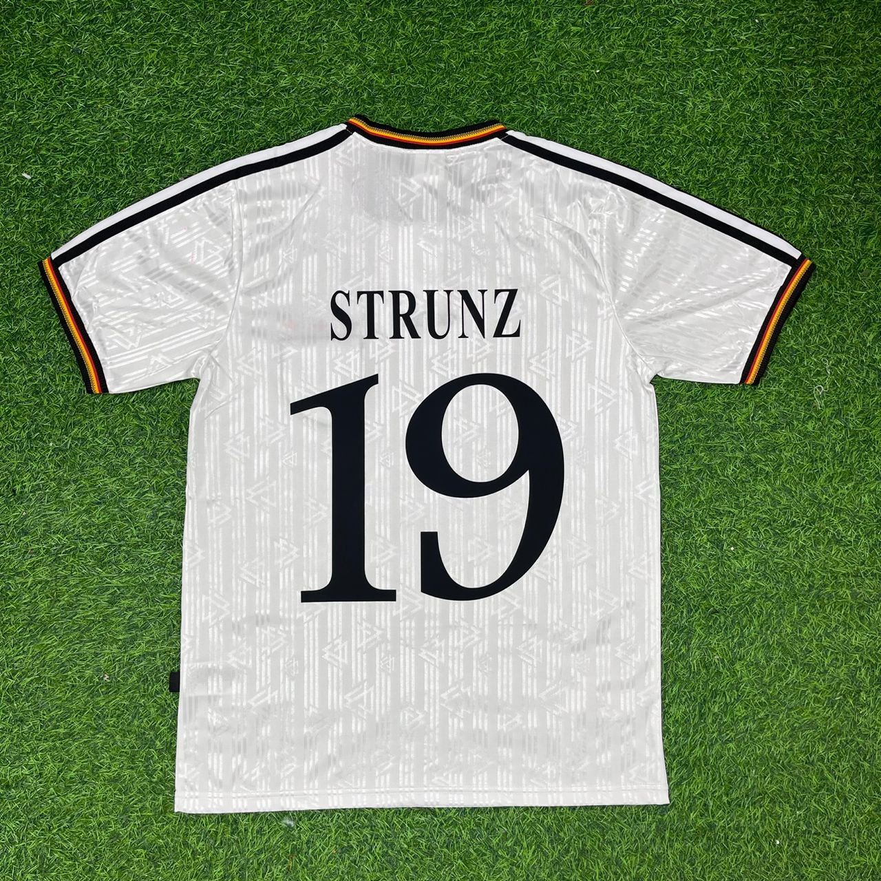 Thomas Strunz Deutschland EM 1996 Finale Heim Retro Fußballtrikot Set Jersey