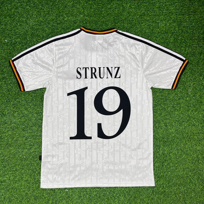 Thomas Strunz Deutschland EM 1996 Finale Heim Retro Fußballtrikot Set Jersey
