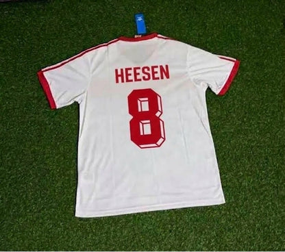Hamburger SV Thomas Von Heesen #8 Retro 1983 Weiß Fußball Football Jersey