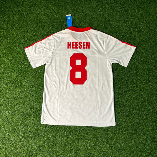 Thomas von Heesen Hamburger SV 1988 Weißes Heimtrikot Retro Fußballtrikot