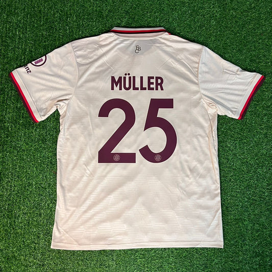25 Thomas Muller Bayern Munchen Gray New season Trikot Soccer Kit