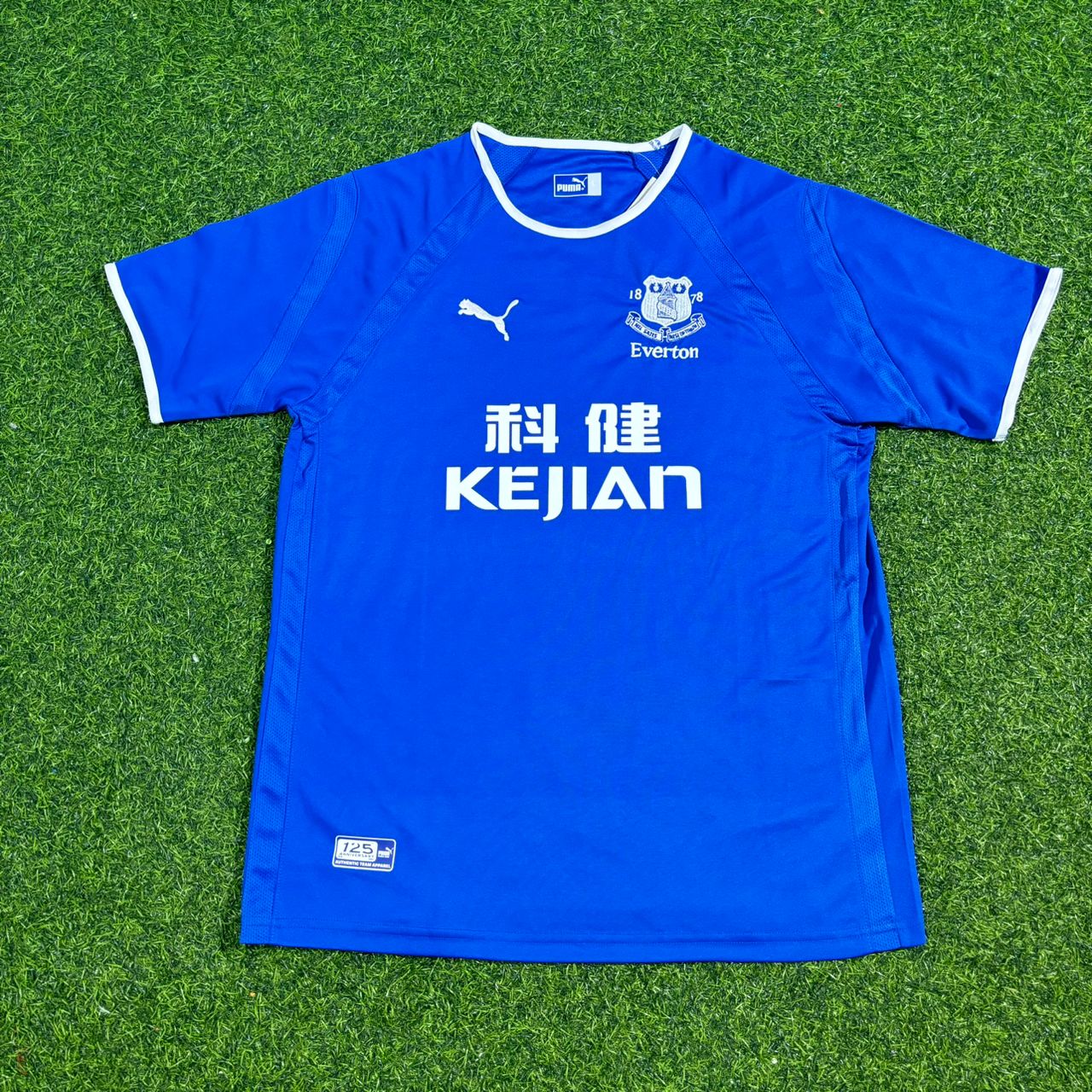 Tim Cahill Everton Blue Retro Football Jersey Kit