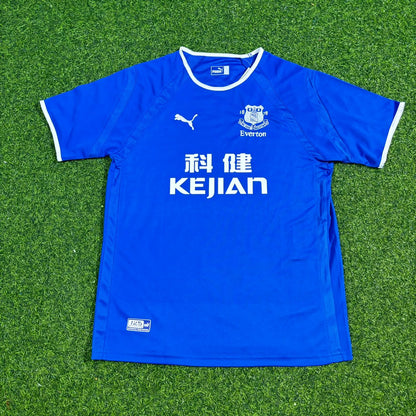 Tim Cahill Everton Blue Retro Football Jersey Kit