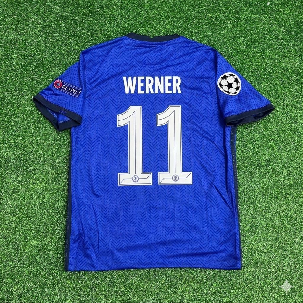 Timo Werner 11- Chelsea 2021 Champions League Final Blue Retro Football Jersey Collection