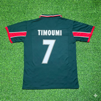 Mohamed Timoumi Morocco Home Retro Football Jersey Kit