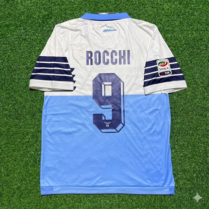 Tommaso Rocchi #9 Lazio White Blue Retro Home Football Jersey Kit