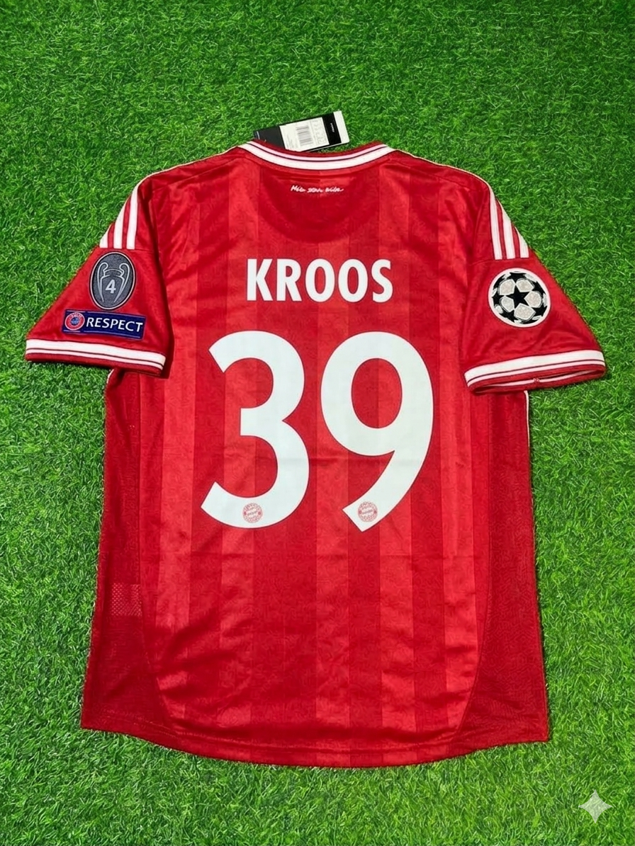 Toni Kroos 39- Bayern Munich 2013 Champions League Wembley Final Football Jersey