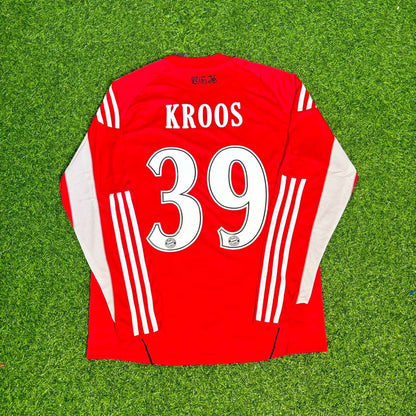 Toni Kroos FC Bayern Munich 2010/11 Red Retro Football Jersey
