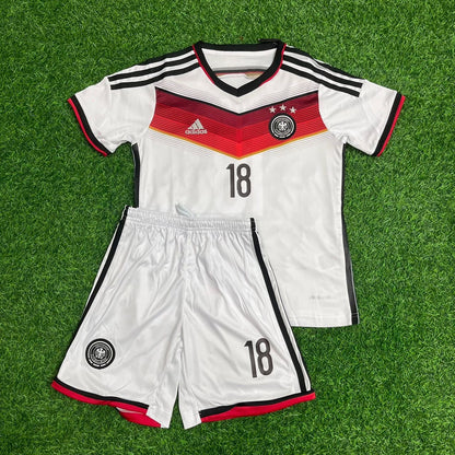 Germany World Cup 2014 Toni Kroos Kids Retro Football Jersey