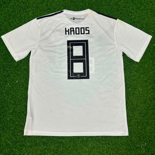Germany World Cup 2018 Toni Kroos Deutschland Retro Football Jersey