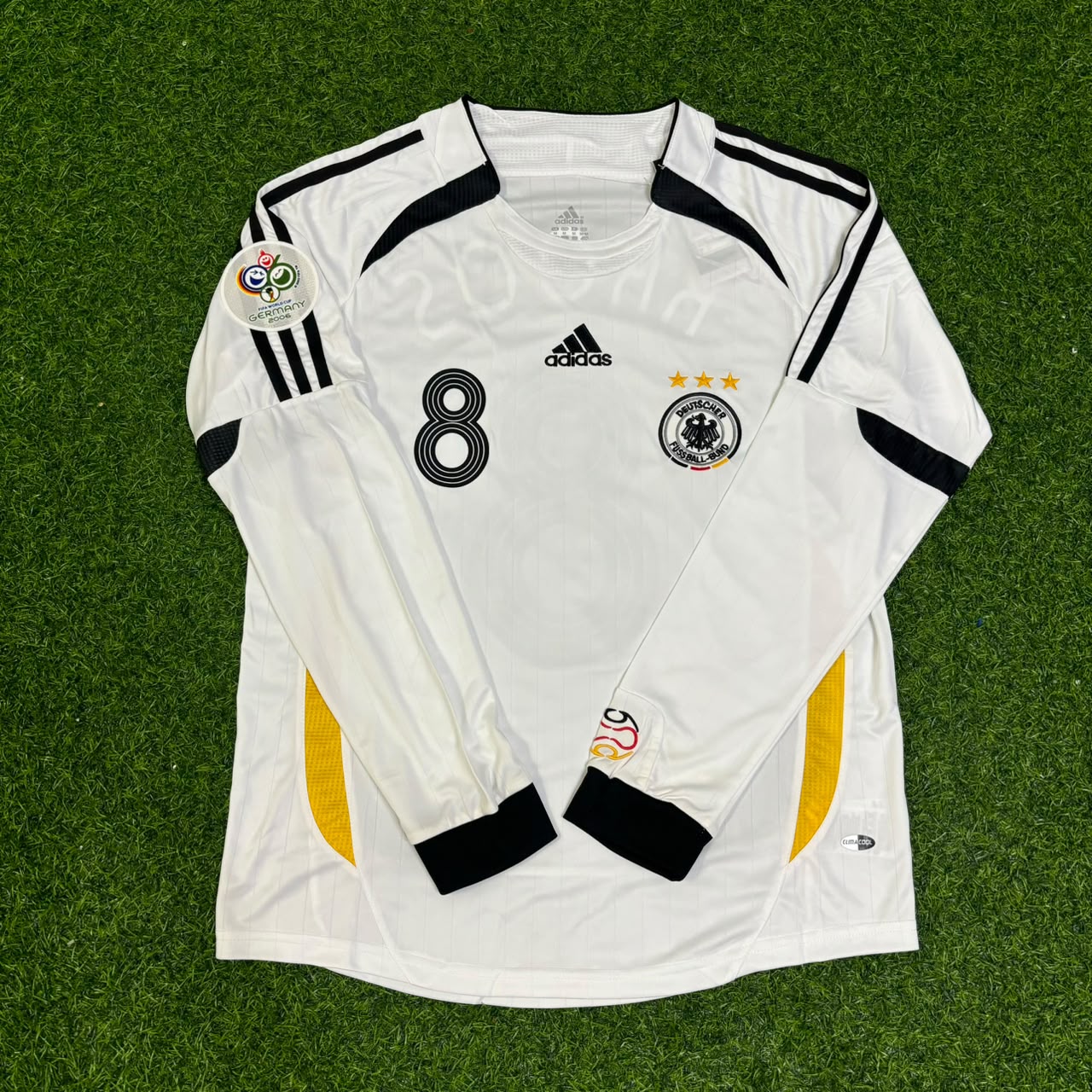 Toni Kroos Germany World Cup Long Sleeve White Retro Football Jersey Kit