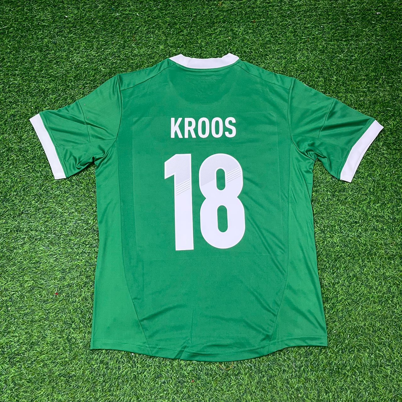 Germany EURO 2012 Toni Kroos Green Retro Football Jersey