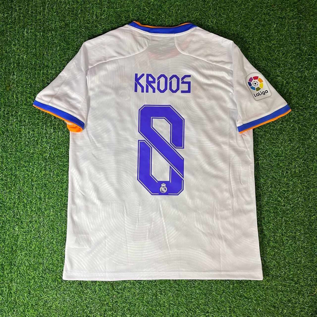 Toni Kroos Real Madrid 2021 - 2022 Short Sleeve Football Jersey Kit