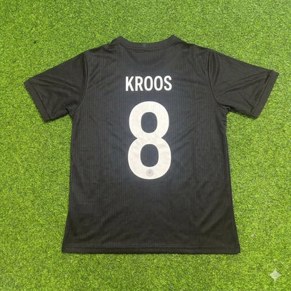 Toni Kroos Germany 125 Years Special Black Football Jersey Kit