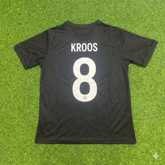 Toni Kroos Germany 125 Years Special Black Football Jersey Kit