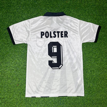 Austria World Cup 1990 Toni Polster White Retro Football Jersey