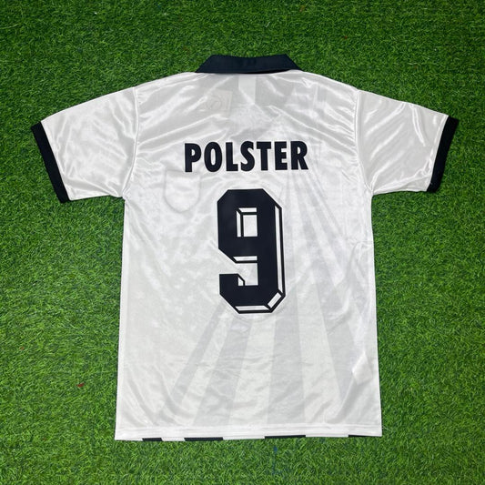 Austria World Cup 1990 Toni Polster White Retro Football Jersey