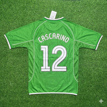 Tony Cascarino Ireland Retro Green Football Jersey Kit
