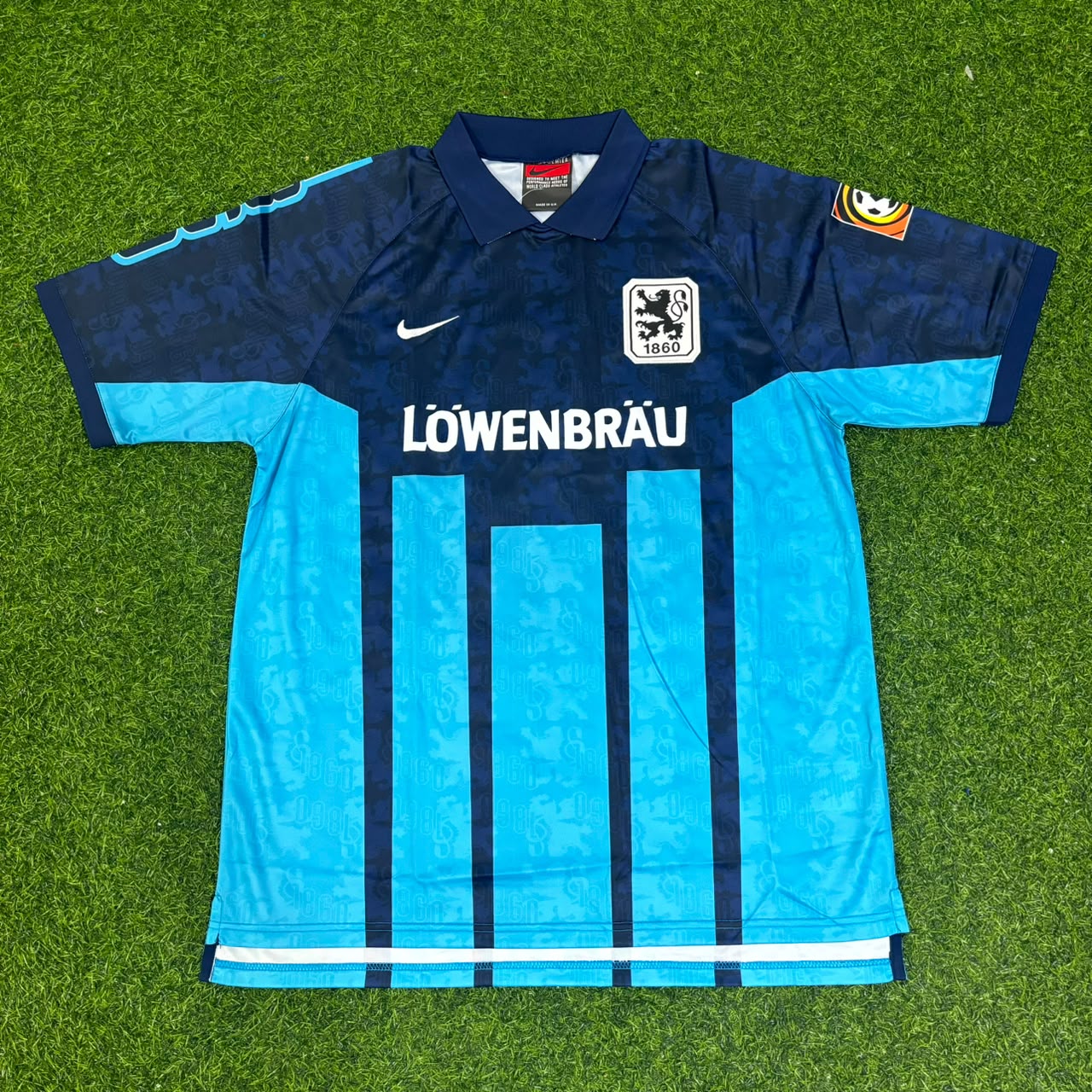 Torben Hoffmann TSV 1860 München Blaues Heim Retro Fußballtrikot Jersey