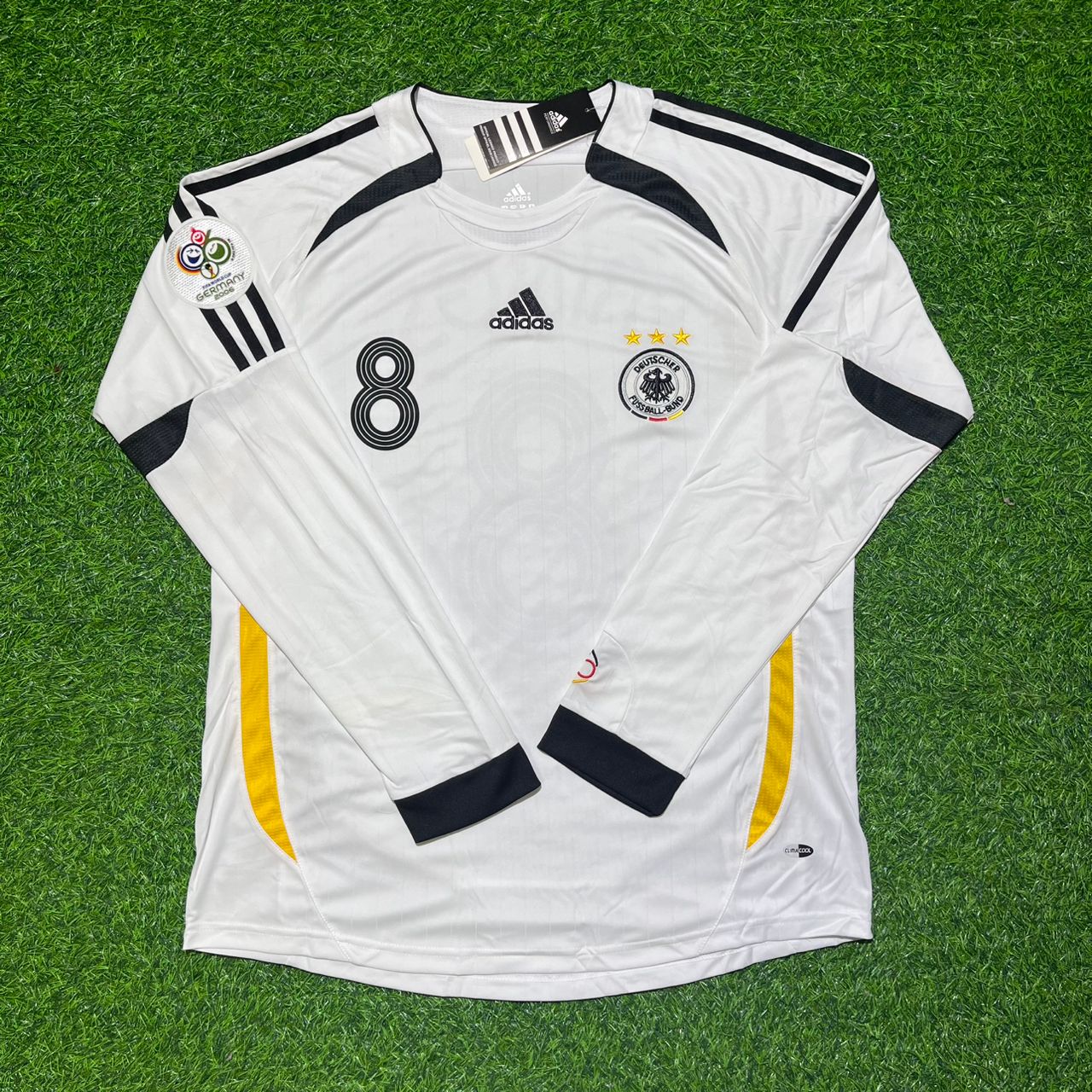 Germany World Cup 2006 Torsten Frings Long Sleeve White Football Jersey