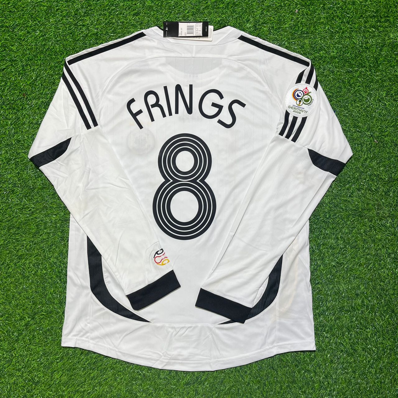 Germany World Cup 2006 Torsten Frings Long Sleeve White Football Jersey