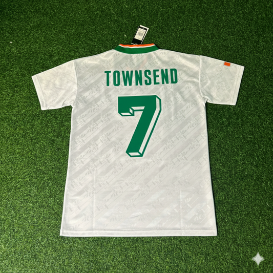 Andy Townsend Ireland 1994 Season Away Retro Football Jersey Collection