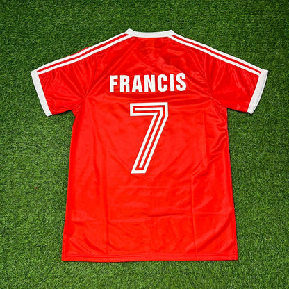 Trevor Francis Nottingham Forest 1979 European Cup Final Retro Football Jersey Kit