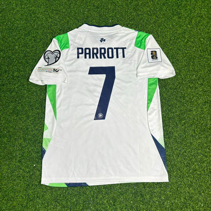 Troy Parrott #7 Ireland Kids 2026 Home Green White Football Jersey Kit